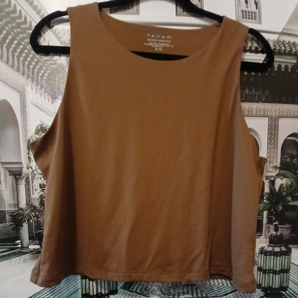 Tahari Women's Brown Tank Top
